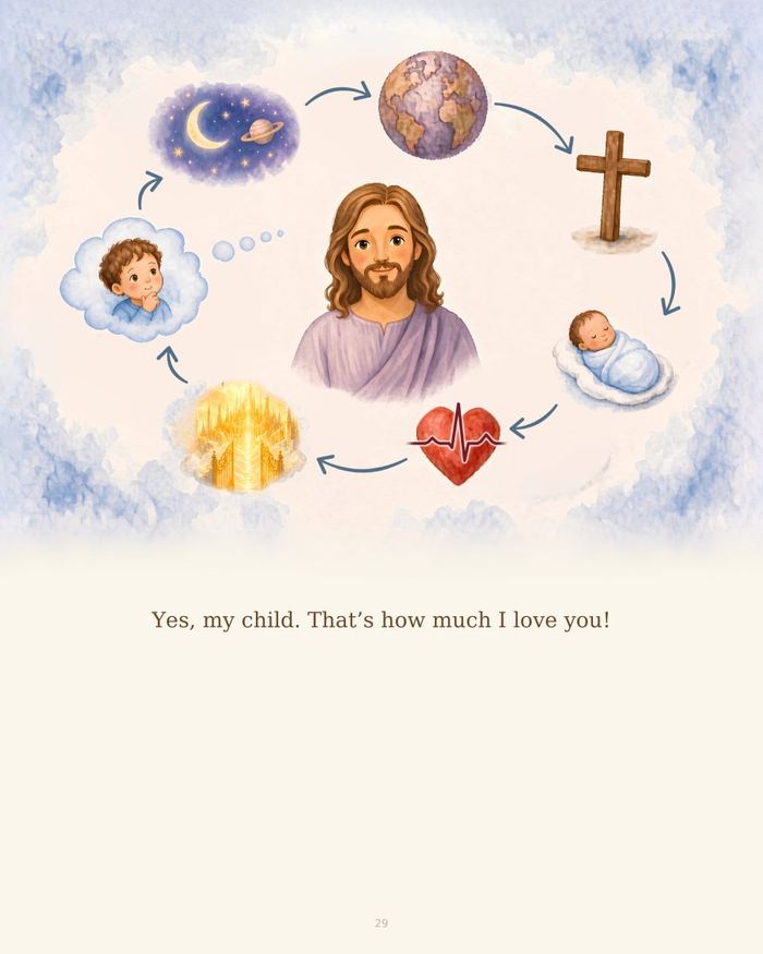 Yes, my child. That's how much I love you!
